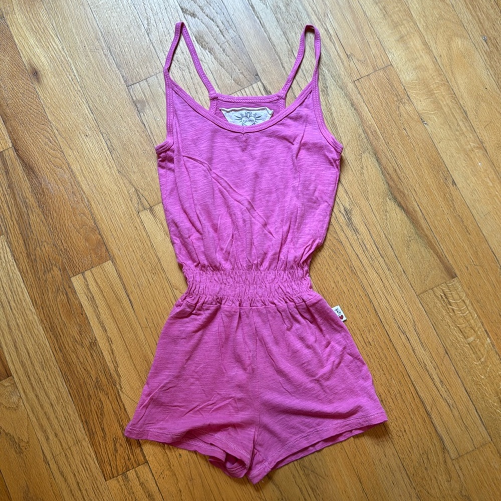 T2Love girls sz 4 pink romper, NWT
